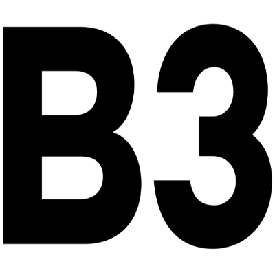 B3 triple logo